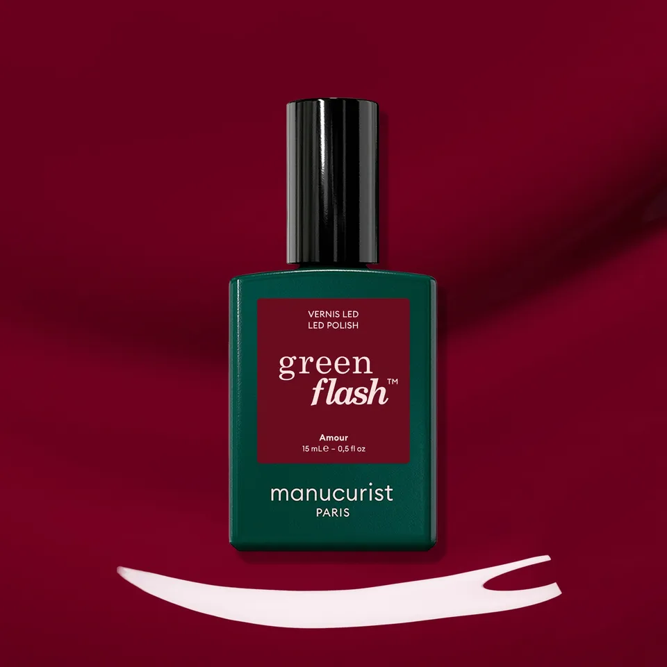 manicurist-green-flash-vernis-semi-permanent-amour-bordeaux image 1