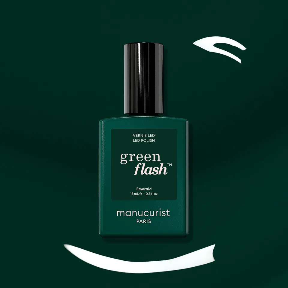 manicurist-green-flash-vernis-semi-permanent-emerald-vert-sapin image 1