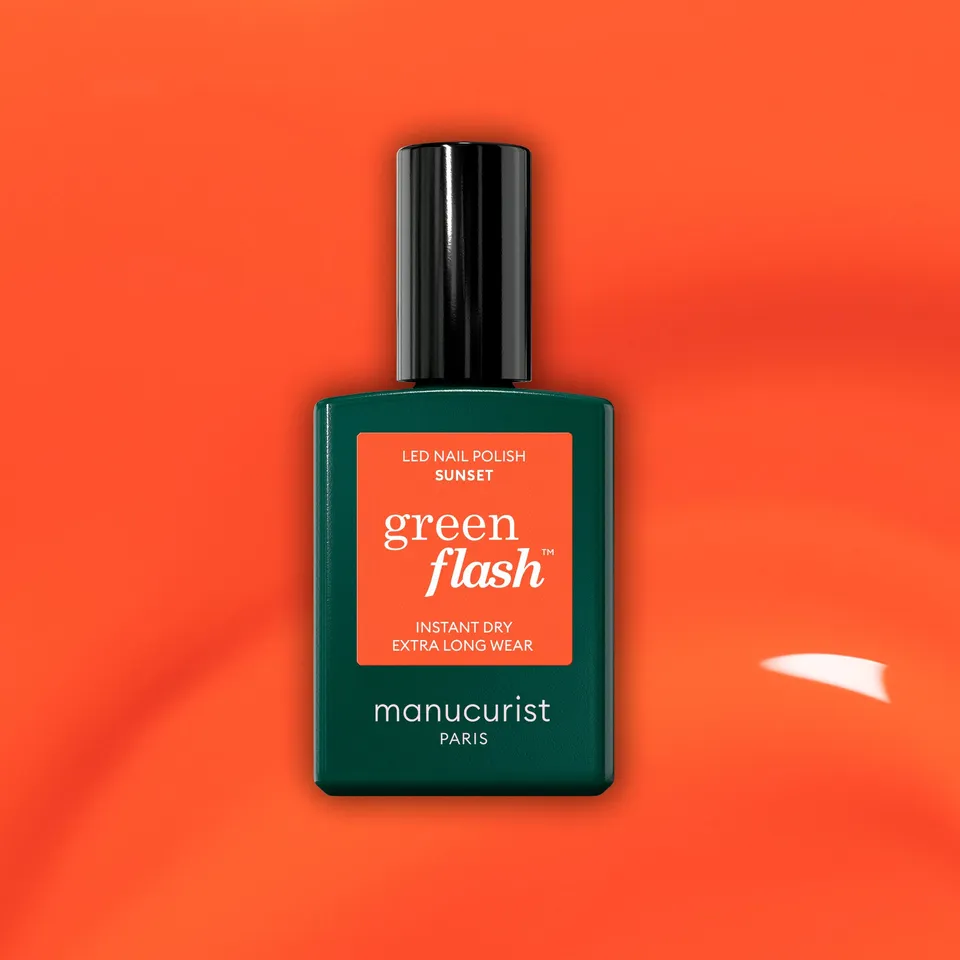 manucurist-green-flash-sunset-semi-permanent-orange-corail image 1