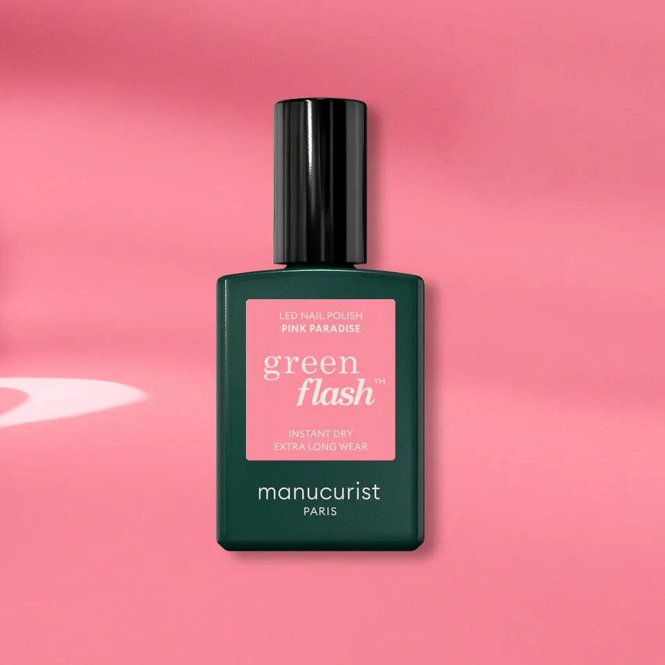 manicurist-green-flash-vernis-semi-permanent-pink-paradise-rose image 1