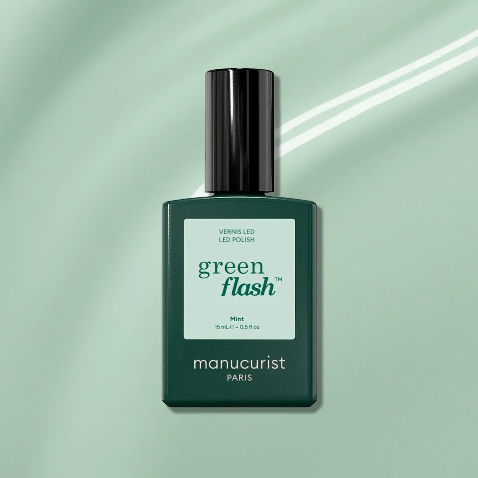 manicurist-green-flash-vernis-semi-permanent-mint-vert-pastel image 1