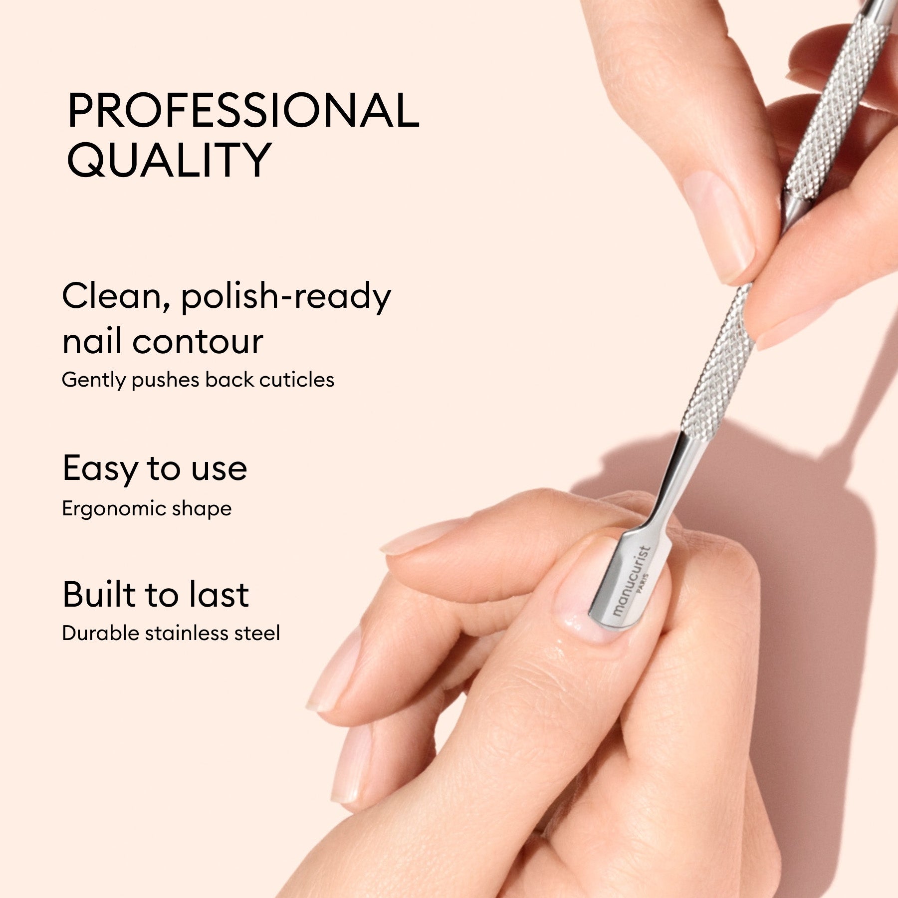 manicurist-accessoires-pousse-cuticules-outil-acier-inoxydable image 5