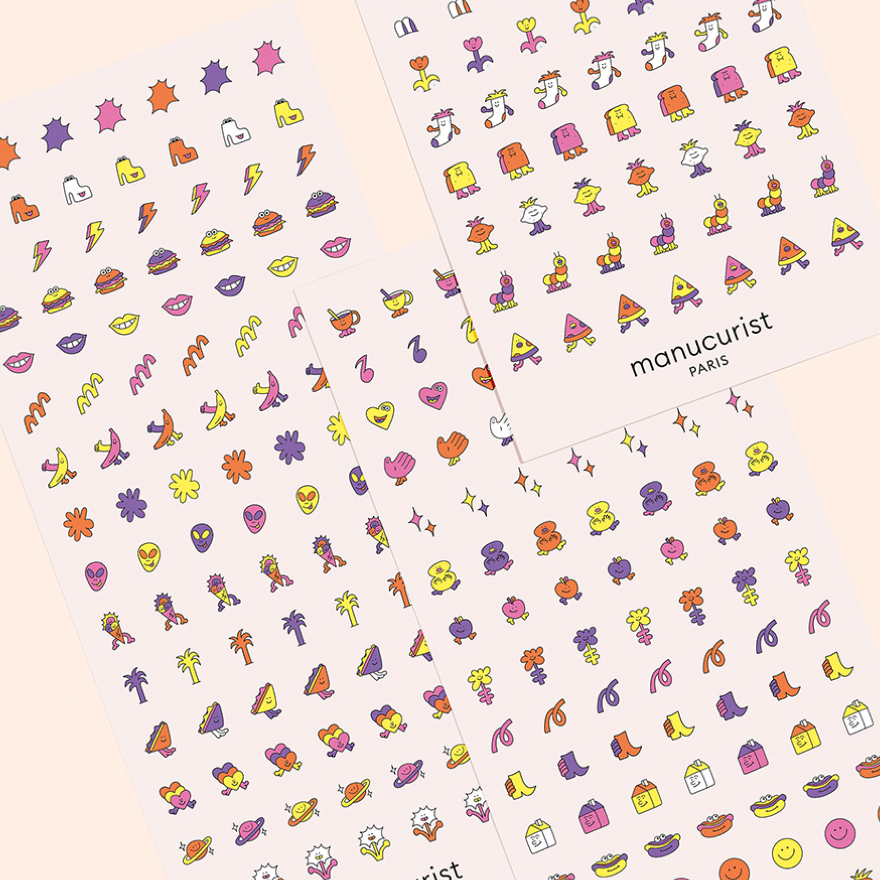 manicurist-stickers-summer-nail-art-3-planches-t image 3