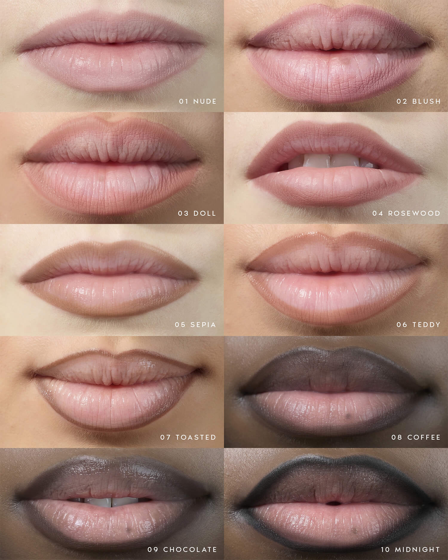 for-me-lip-liners-coffret-crayons-l-vres-5-deep-nudes image 5